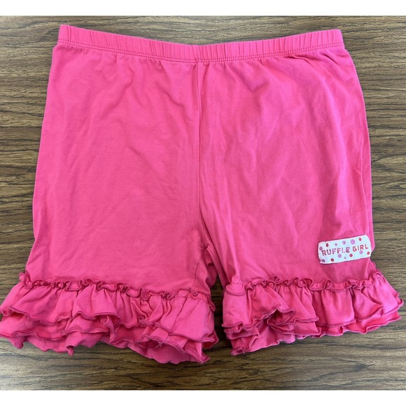 Ruffle Girl 12/14 Dark Pink Ruffle Shorties - Picture 1 of 6